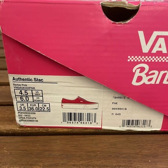 Vans Barbie Authentic Stackform Skate Shoes Women 6 - Picture 14 of 14